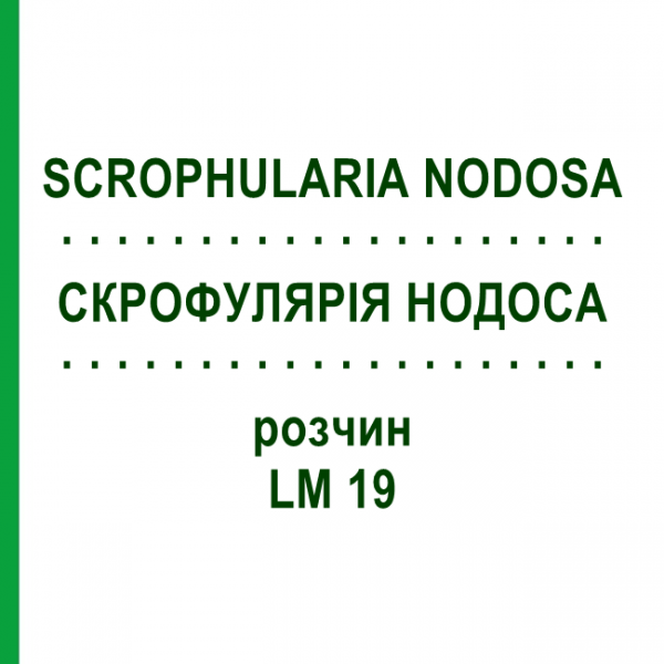 СКРОФУЛЯРИЯ НОДОСА (SCROPHULARIA NODOSA) LM 19 раствор 10 мл - Гомеопатия ARCANA DR.SEWERIN