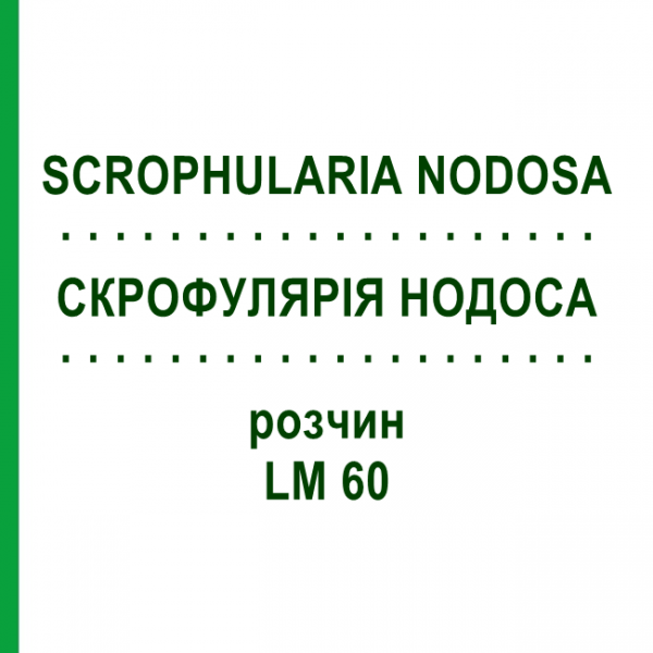 СКРОФУЛЯРИЯ НОДОСА (SCROPHULARIA NODOSA) LM 60 раствор 10 мл - Гомеопатия ARCANA DR.SEWERIN