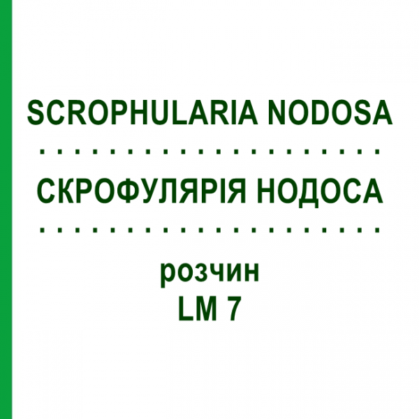 СКРОФУЛЯРИЯ НОДОСА (SCROPHULARIA NODOSA) LM 7 раствор 10 мл - Гомеопатия ARCANA DR.SEWERIN