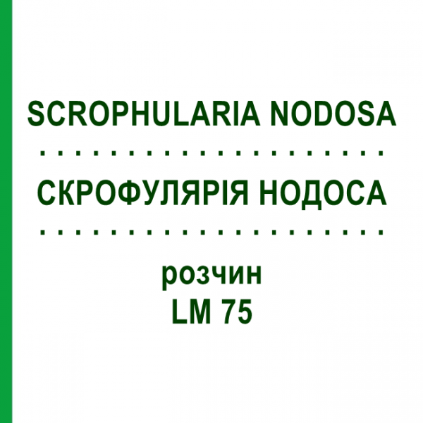 СКРОФУЛЯРИЯ НОДОСА (SCROPHULARIA NODOSA) LM 75 раствор 10 мл - Гомеопатия ARCANA DR.SEWERIN