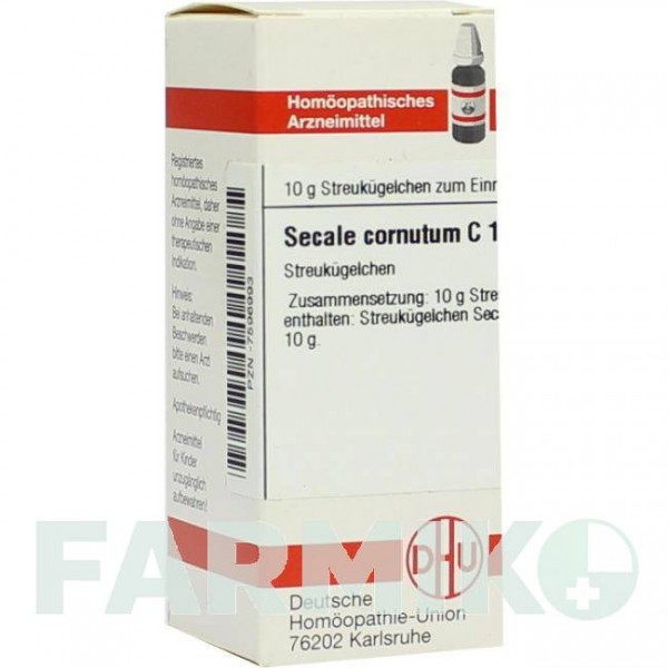 СЕКАЛЬ КОРНУТУМ (SECALE CORNUTUM) C 12 глобули 10 г - Гомеопатия DHU