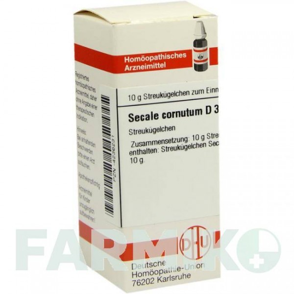 СЕКАЛЬ КОРНУТУМ (SECALE CORNUTUM) D 30 глобули 10 г - Гомеопатия DHU