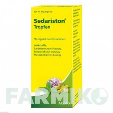 СЕДАРІСТОН (SEDARISTON) рідина 100 мл - Активні речовини ARISTO PHARMA