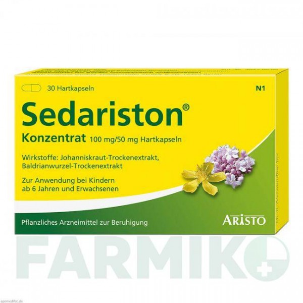 СЕДАРИСТОН (SEDARISTON) капсулы 30 шт - Зверобой, Другое ARISTO PHARMA