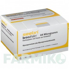 СІБРІ (SEEBRI) 44 мкг капсули 3x30 шт - Глікопіронію бромід NOVARTIS