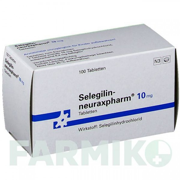 СЕЛЕГИЛИН (SELEGILIN) 10 мг таблетки 100 шт - Селегилин NEURAXPHARM