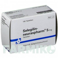 СЕЛЕГИЛИН (SELEGILIN) 5 мг таблетки 100 шт - Селегилин NEURAXPHARM