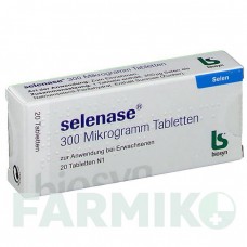 СЕЛЕНАЗА (SELENASE) 300 мкг таблетки 20 шт - Селенит натрия BIOSYN