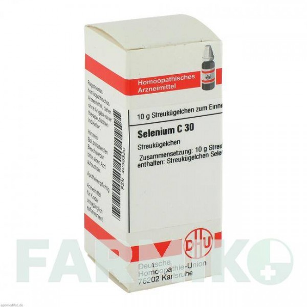 СЕЛЕНИУМ (SELENIUM) C 30 глобули 10 г - Гомеопатия DHU