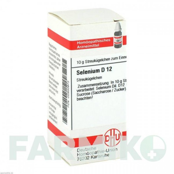 СЕЛЕНИУМ (SELENIUM) D 12 глобули 10 г - Гомеопатия DHU