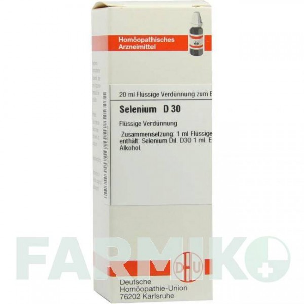 СЕЛЕНИУМ (SELENIUM) D 30 раствор 20 мл - Гомеопатия DHU