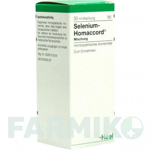 СЕЛЕНІУМ ГОМАККОРД (SELENIUM HOMACCORD) краплі 30 мл - Гомеопатія BIOLOGISCHE HEILMITTEL HEEL