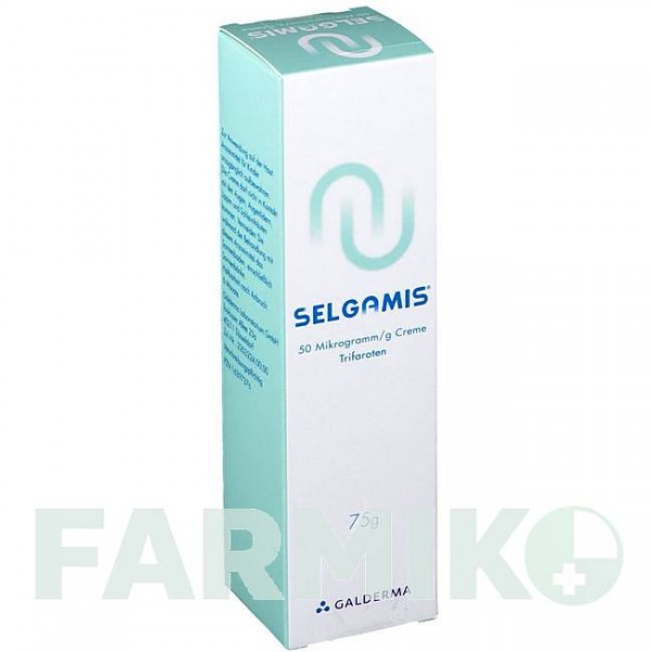 СЕЛГАМИС (SELGAMIS) 50 мкг/г крем 75 г - Трифаротен GALDERMA