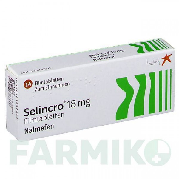 СЕЛИНКРО (SELINCRO) 18 мг таблетки 14 шт - Налмефен LUNDBECK