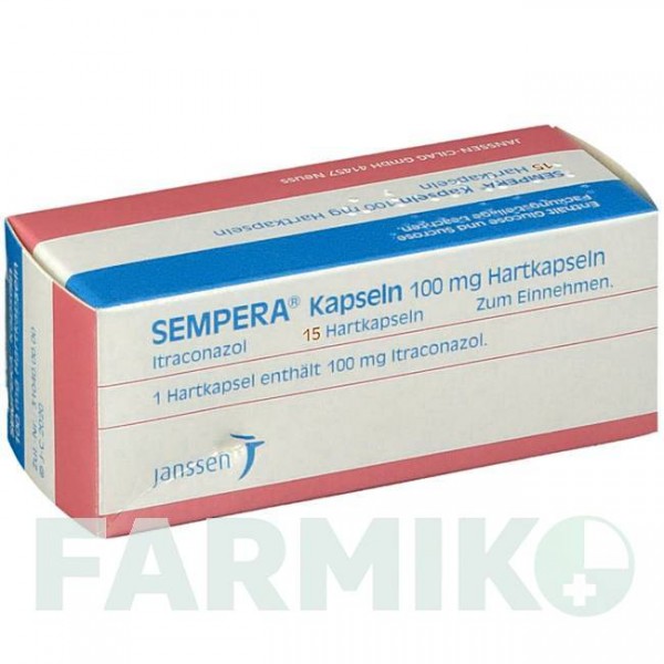 СЕМПЕРА (SEMPERA) капсули 15 шт - Ітраконазол JANSSEN CILAG