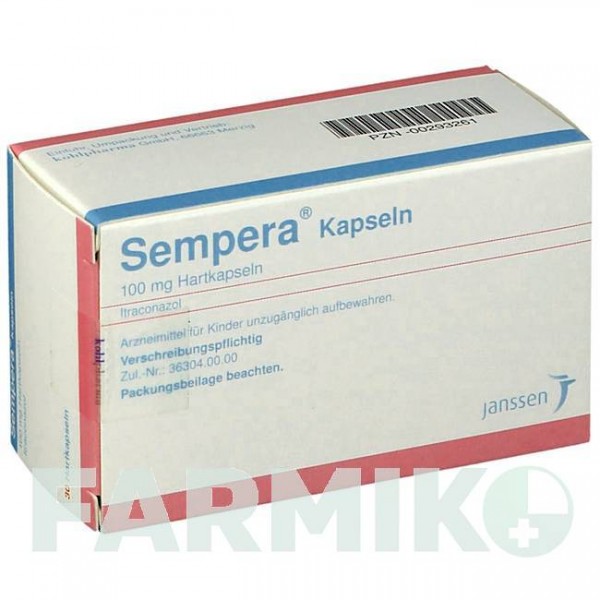 СЕМПЕРА (SEMPERA) капсулы 15 шт - Итраконазол KOHLPHARMA