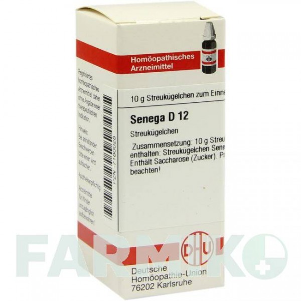 СЕНЕГА (SENEGA) D 12 глобули 10 г - Гомеопатия DHU