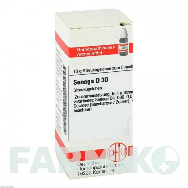 СЕНЕГА (SENEGA) D 30 глобули 10 г - Гомеопатия DHU