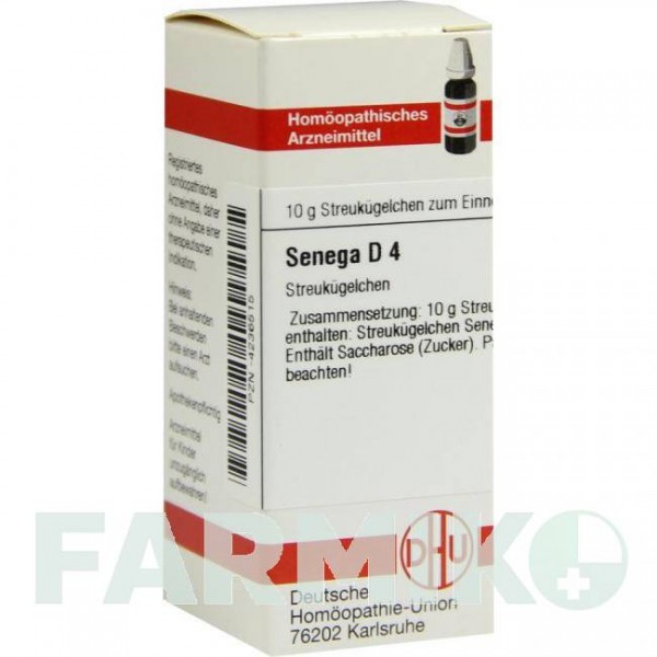 СЕНЕГА (SENEGA) D 4 глобули 10 г - Гомеопатия DHU