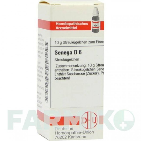 СЕНЕГА (SENEGA) D 6 глобули 10 г - Гомеопатия DHU