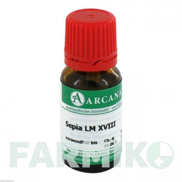 СЕПИЯ (SEPIA) LM 18 раствор 10 мл - Гомеопатия ARCANA DR.SEWERIN