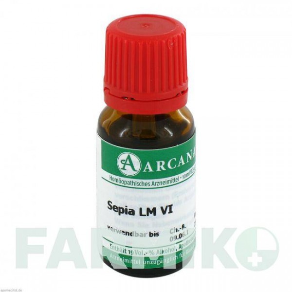 СЕПИЯ (SEPIA) LM 6 раствор 10 мл - Гомеопатия ARCANA DR.SEWERIN