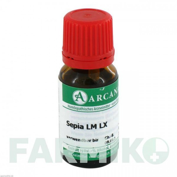 СЕПИЯ (SEPIA) LM 60 раствор 10 мл - Гомеопатия ARCANA DR.SEWERIN