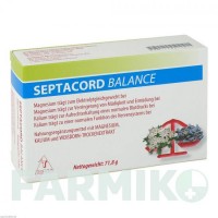 СЕПТАКОРД (SEPTACORD) таблетки 100 шт - Активні речовини TEOFARMA