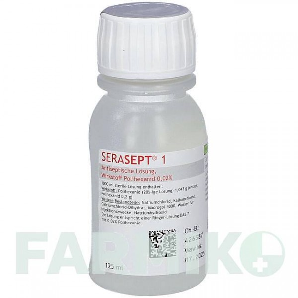 СЕРАСЕПТ (SERASEPT) 1 розчин 1x125 мл - Полігексанід SERAG-WIESSNER