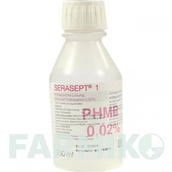 СЕРАСЕПТ (SERASEPT) 1 раствор 250 мл - Полигексанид SERAG-WIESSNER