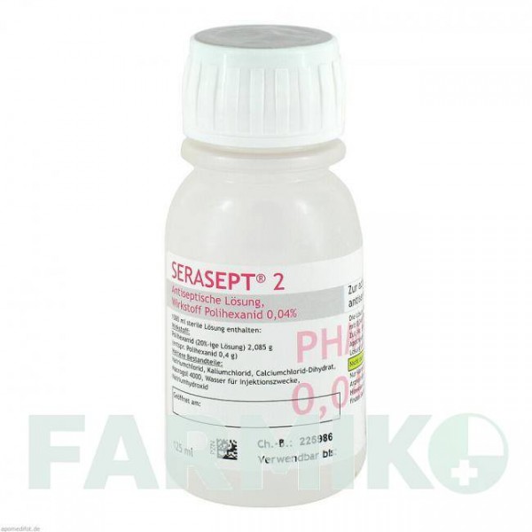 СЕРАСЕПТ (SERASEPT) 2 раствор 1x125 мл - Полигексанид SERAG-WIESSNER