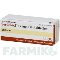 СЕРДОЛЕКТ (SERDOLECT) 12 мг таблетки 50 шт - Сертиндол LUNDBECK