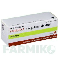 СЕРДОЛЕКТ (SERDOLECT) 4 мг таблетки 50 шт - Сертиндол LUNDBECK