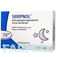 СЕРИПНОЛ (SERIPNOL) таблетки 30 шт - Активні речовини NEURAXPHARM