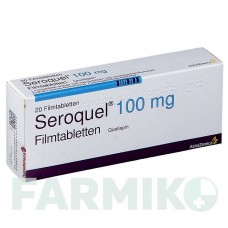 СЕРОКВЕЛЬ (SEROQUEL) 100 мг таблетки 20 шт - Кветиапин ASTRAZENECA