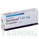 СЕРОКВЕЛЬ (SEROQUEL) 100 мг таблетки 20 шт - Кветиапин ASTRAZENECA
