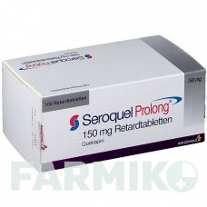 СЕРОКВЕЛЬ (SEROQUEL) 150 мг таблетки 100 шт - Кветиапин ASTRAZENECA