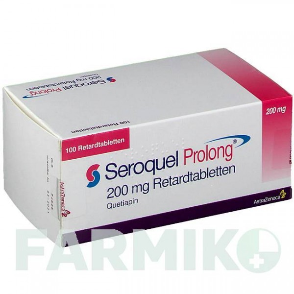 СЕРОКВЕЛЬ (SEROQUEL) 200 мг таблетки 100 шт - Кветиапин ASTRAZENECA
