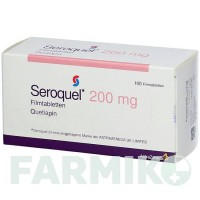 СЕРОКВЕЛЬ (SEROQUEL) 200 мг таблетки 100 шт - Кветиапин KOHLPHARMA