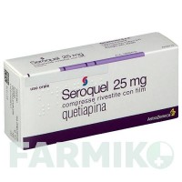 СЕРОКВЕЛЬ (SEROQUEL) 25 мг таблетки 50 шт - Кветіапін KOHLPHARMA