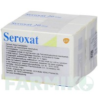 СЕРОКСАТ (SEROXAT) 20 мг таблетки 100 шт - Пароксетин ACA MULLER-ADAG PHARMA