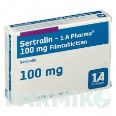 СЕРТРАЛИН (SERTRALIN) 100 мг таблетки 20 шт - Сертралин 1 A PHARMA