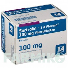 СЕРТРАЛИН (SERTRALIN) 100 мг таблетки 100 шт - Сертралин 1 A PHARMA