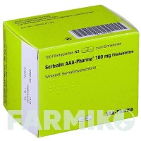 СЕРТРАЛИН (SERTRALIN) 100 мг таблетки 100 шт - Сертралин AAA - PHARMA