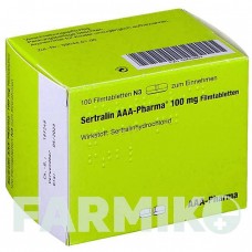 СЕРТРАЛИН (SERTRALIN) 100 мг таблетки 100 шт - Сертралин AAA - PHARMA