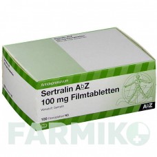 СЕРТРАЛИН (SERTRALIN) 100 мг таблетки 100 шт - Сертралин ABZ PHARMA