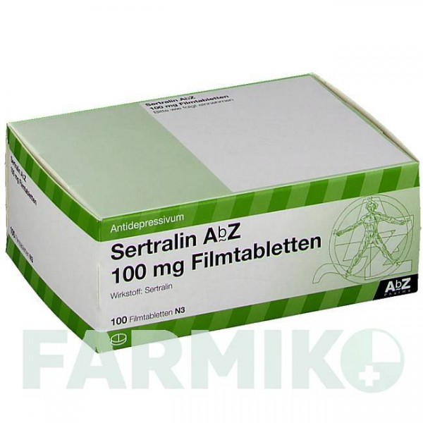 СЕРТРАЛИН (SERTRALIN) 100 мг таблетки 100 шт - Сертралин ABZ PHARMA