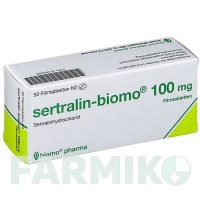 СЕРТРАЛІН (SERTRALIN) 100 мг таблетки 50 шт - Сертралін BIOMO PHARMA