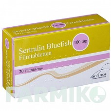 СЕРТРАЛИН (SERTRALIN) 100 мг таблетки 20 шт - Сертралин BLUEFISH