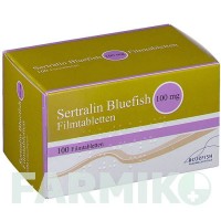 СЕРТРАЛИН (SERTRALIN) 100 мг таблетки 100 шт - Сертралин BLUEFISH